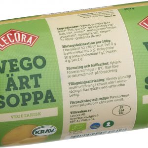 Vegetarisk ärtsoppa krav, 500g